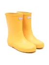 Hunter Logo Boots In Yellow