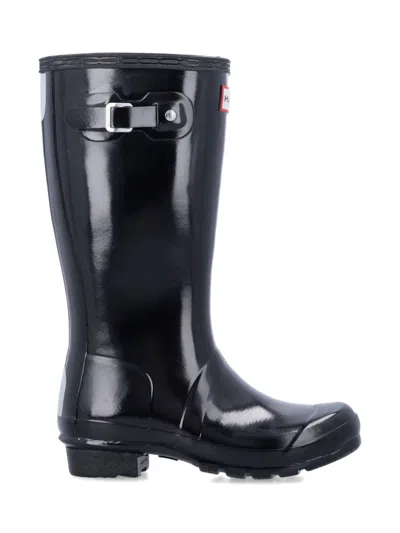 HUNTER LOGO PATCH BOOTS