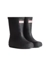 Hunter Logo-patch Wellies In 黑色