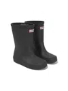 Hunter Logo-patch Wellies In Black