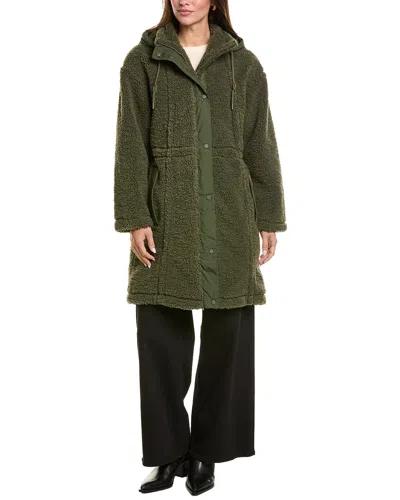 Hunter London Canvas Short Chic Lady Jacket In Green