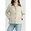 Hunter London Poly Canvas Padded Jacket In Neutral
