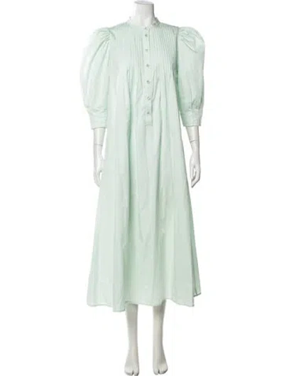 Pre-owned Hunter Long Dress In Green