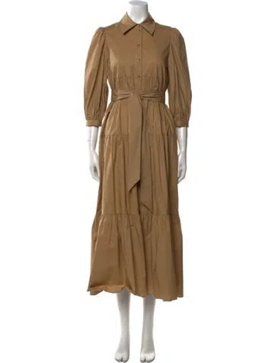 Pre-owned Hunter Long Dress In Neutral