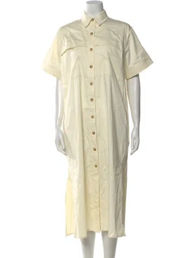 Pre-owned Hunter Long Dress In Neutral