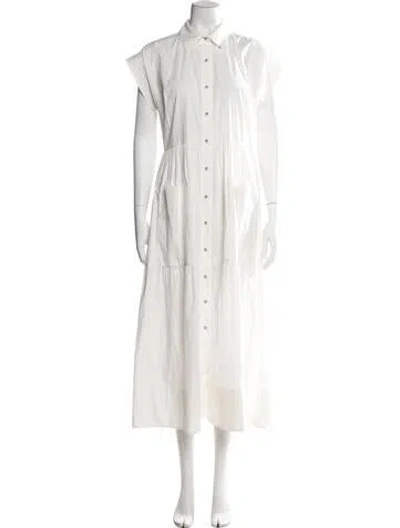 Pre-owned Hunter Long Dress In Neutral
