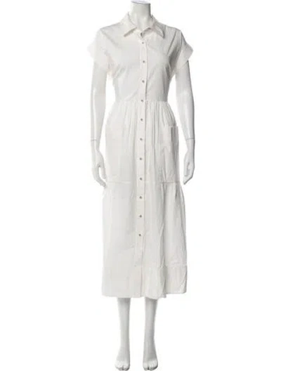 Pre-owned Hunter Long Dress In White