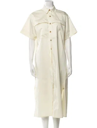 Pre-owned Hunter Long Dress In Yellow