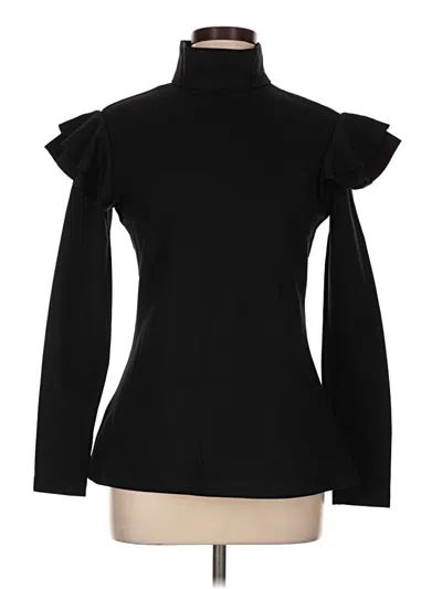 Pre-owned Hunter Long Sleeve Top Black Turtleneck Tops