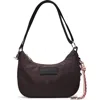Hunter Loop Back Crossbody Bag In Brown