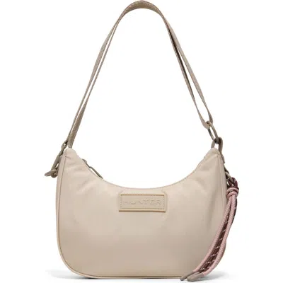 Hunter Loop Back Nylon Crossbody Bag In Champagne