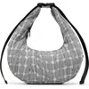 Hunter Lune Ruched Shoulder Bag In Black Combo