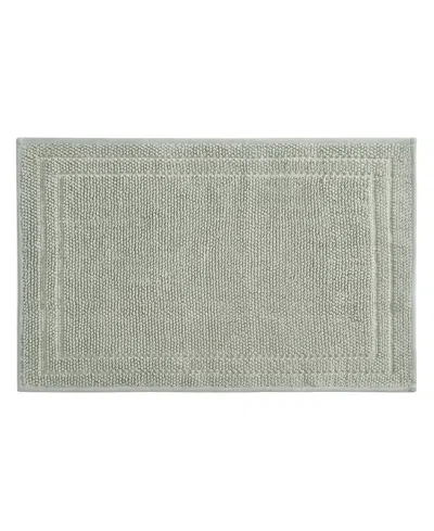 Hunter Luxe Looped Cotton Bath Mat, 20"x32" In Green