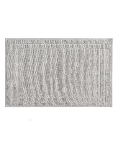 Hunter Luxe Looped Cotton Bath Mat, 20"x32" In Gray