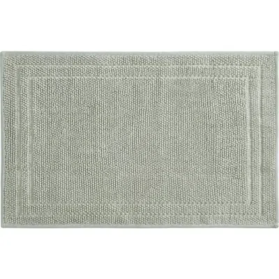 Hunter Luxe Looped Cotton Bath Mat In Green