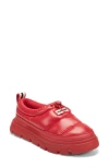 Hunter Madi Platform Puffer Slipper In Red