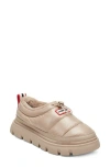 Hunter Madi Platform Puffer Slipper In Nude