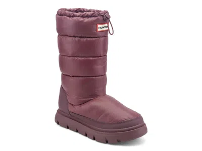 Hunter Magnolia Snow Boot In Purple