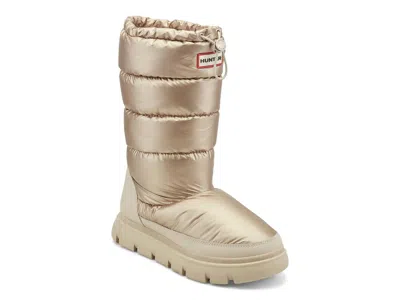 Hunter Magnolia Snow Boot In Gold