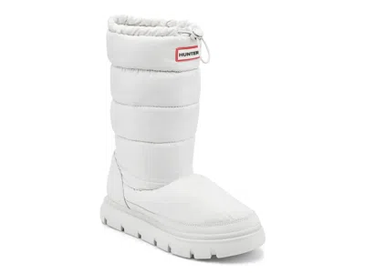 Hunter Magnolia Snow Boot In White