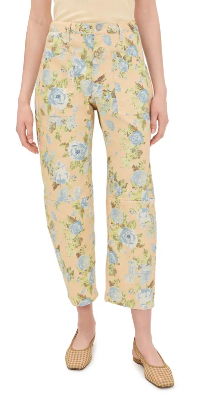 Hunter Mallory Jeans Garden Rose Peri In Multi