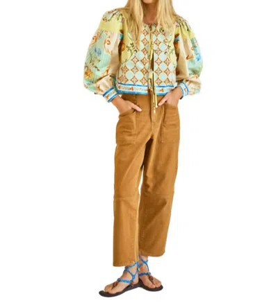 Hunter Mallory Jeans In Pecan In Beige