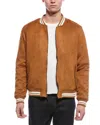 Hunter Manstone Water Repellent Varsity-style Jacket In Brown