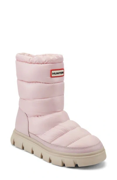 Hunter Maribel Waterproof Snow Boot In Pink