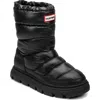 Hunter Maribels Waterproof Snow Boot In Black