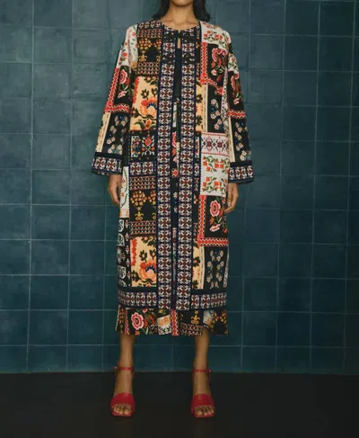 Hunter Martini Coat In Floral Quilt In Multi