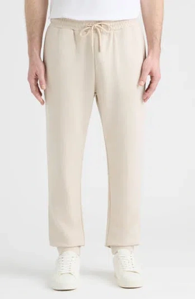 Hunter Mason Scuba Knit Joggers In Neutral