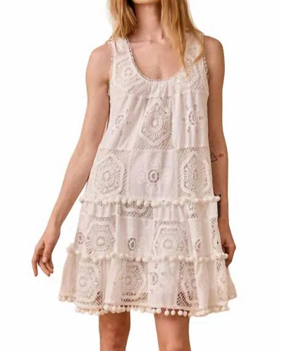 Hunter Maude Dress In Bright White