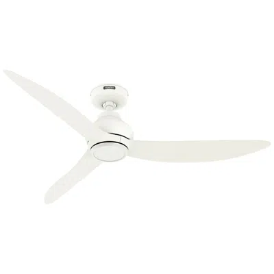 Hunter Mazzini 52 In Matte White Energy Star Outdoor Fan