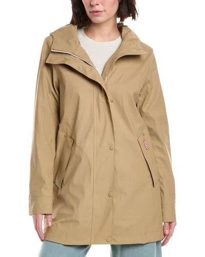Hunter Medium Rain Coat In Brown