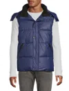 Hunter Men's Chiswell Quilted Vest In Blue