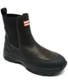 Hunter Men's Landon Waterproof Chelsea Boots From Finish Line In Brown