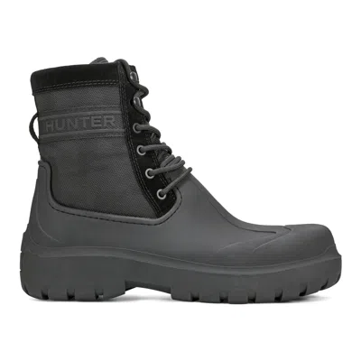 Hunter Men's London Insulated Waterproof Duck Boots 12 Black