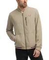 Hunter Men's Moorgate Zip Logo Bomber Jacket In Neutral