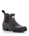 Hunter Original Insulated Waterproof Chelsea Boot In Black