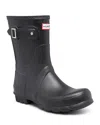 Hunter Original Short Waterproof Rain Boot In Black
