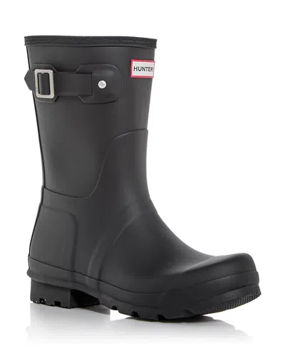 Hunter Original Short Mens Wellies In Black