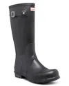 Hunter Balmoral Side Adjustable 3mm Neo Lined Tech Sole Mens Tall Boot Uk8 Eu42 In Black