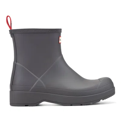 Hunter Men's Play™ Short Rain Boots 11 Dark Gray