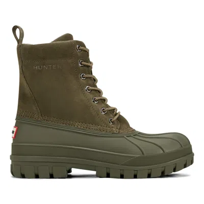Hunter Men's Southall Insulated Waterproof Duck Boots 12 Medium Green