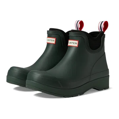 Hunter Mens Play Neoprene Chelsea Boots - Arctic Moss In Black
