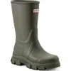 Hunter Micah Lug Sole Waterproof Rain Boot In Ryegrass