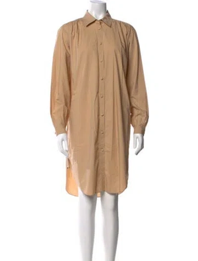Pre-owned Hunter Midi Length Dress In Neutrals