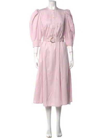 Pre-owned Hunter Midi Length Dress In Pink