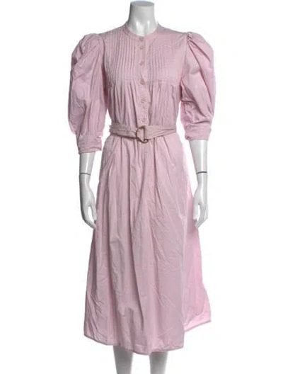 Pre-owned Hunter Midi Length Dress In Purple