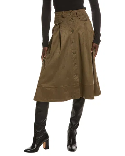 Hunter Midi Skirt In Brown